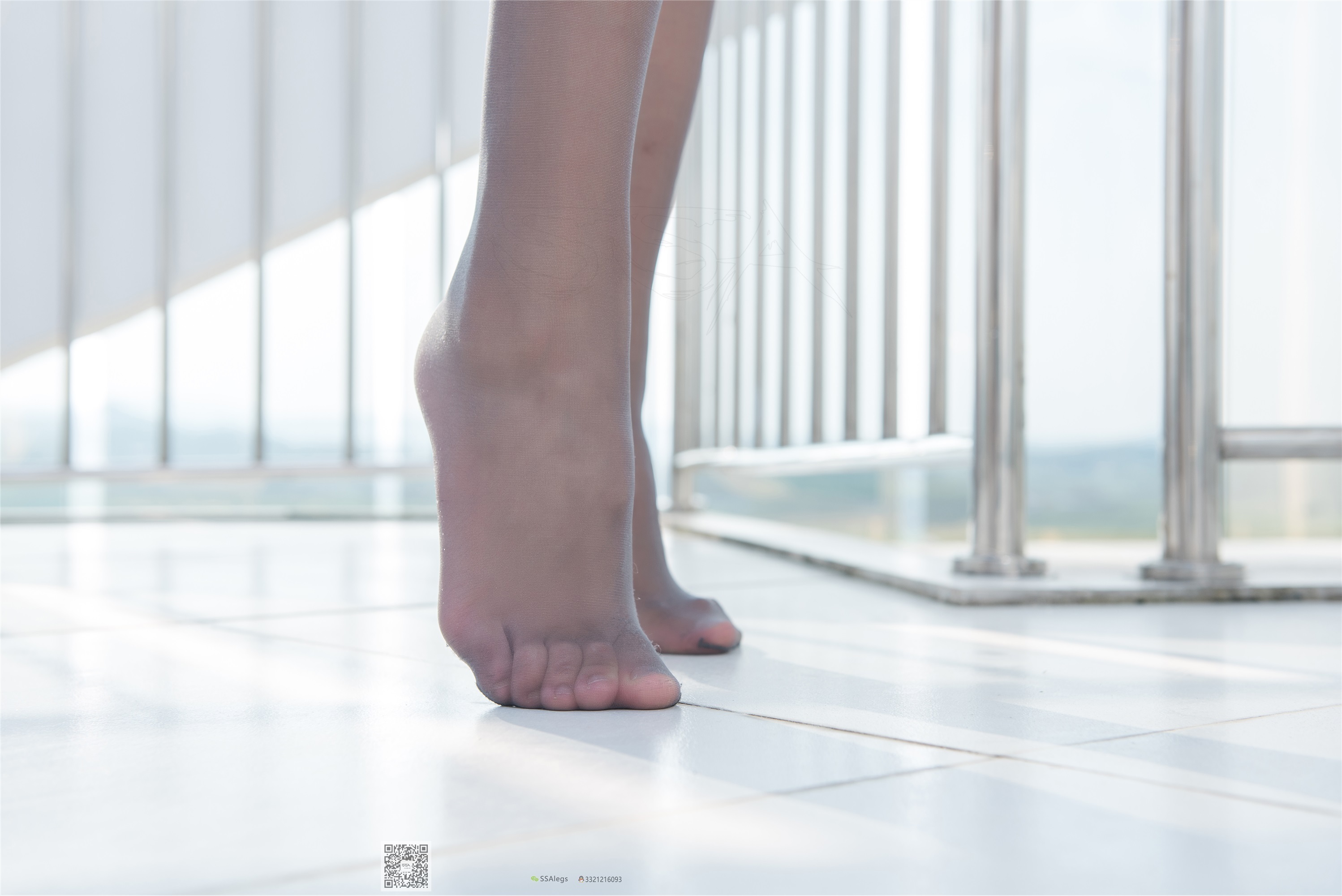 SSA丝社 NO.041 兰兰 灰丝女秘书带你看项目